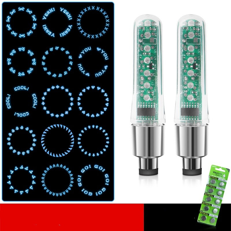 🚲Waterproof Bike Tire Valve Stem Lights✨