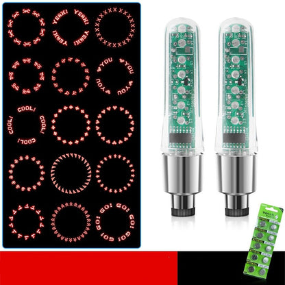 🚲Waterproof Bike Tire Valve Stem Lights✨