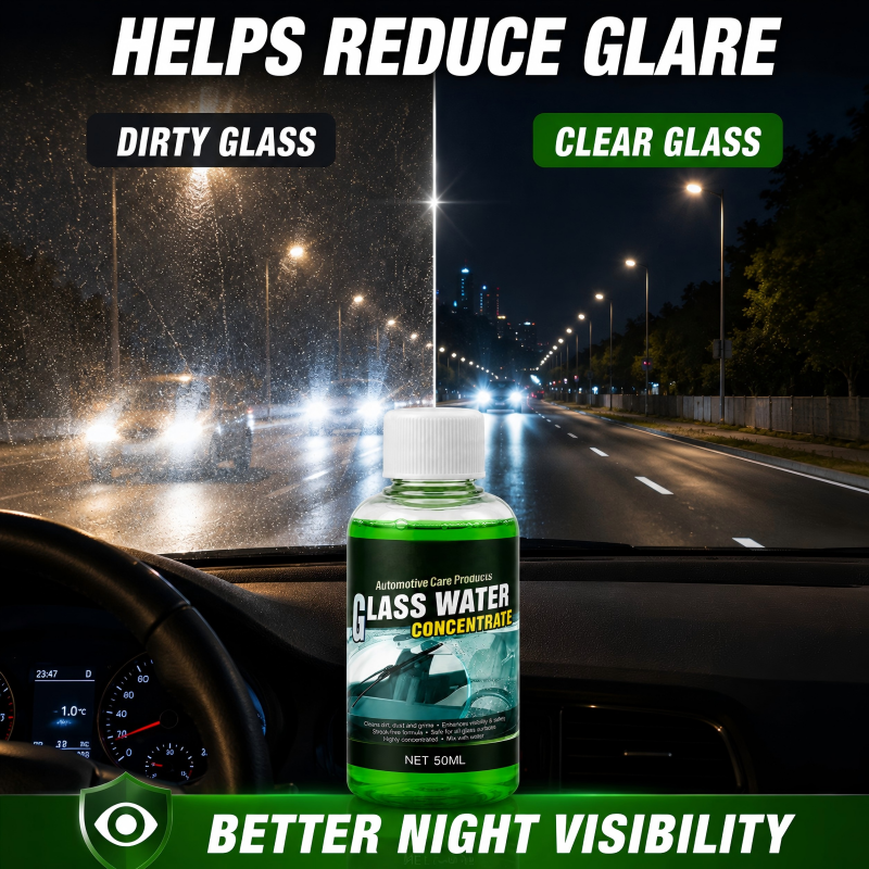 🥳2026 HOT SALE🥳💞50K+ SOLD! 💧✨ 47% OFF! Glass Concentrate – 10ml makes 1L, cuts bugs & grime, streak-free. 1 bottle = 50L. From £9.99 – lowest price online! 🚗💪