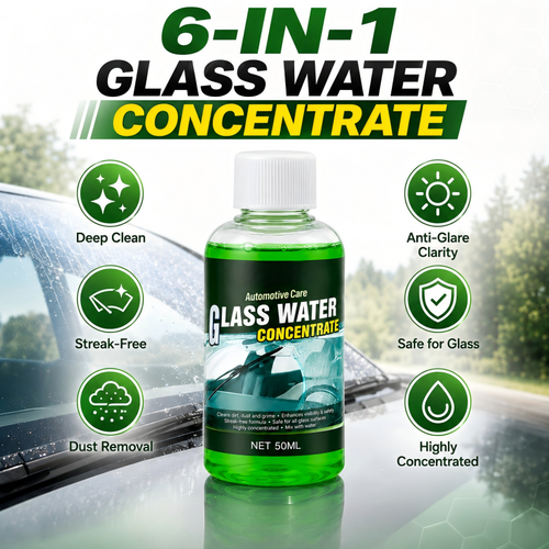 🥳2026 HOT SALE🥳💞50K+ SOLD! 💧✨ 47% OFF! Glass Concentrate – 10ml makes 1L, cuts bugs & grime, streak-free. 1 bottle = 50L. From £9.99 – lowest price online! 🚗💪