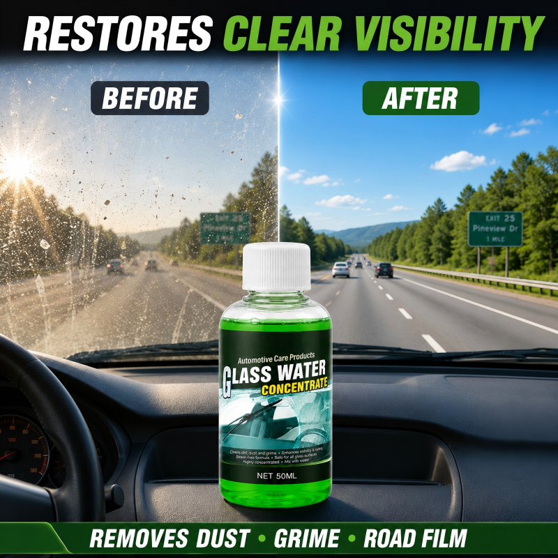 🥳2026 HOT SALE🥳💞50K+ SOLD! 💧✨ 47% OFF! Glass Concentrate – 10ml makes 1L, cuts bugs & grime, streak-free. 1 bottle = 50L. From £9.99 – lowest price online! 🚗💪
