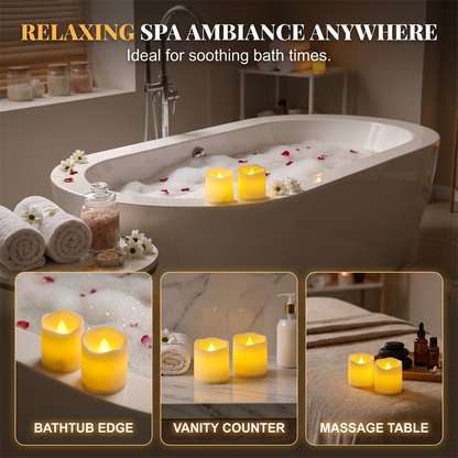 ⏳Limited-time 50% off⏰Warm Flickering Flameless LED Candles🕯️💡