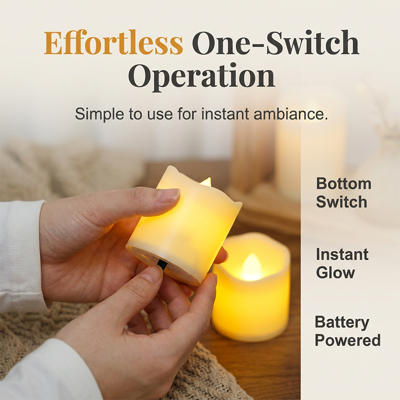 ⏳Limited-time 50% off⏰Warm Flickering Flameless LED Candles🕯️💡