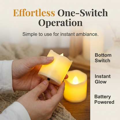 ⏳Limited-time 50% off⏰Warm Flickering Flameless LED Candles🕯️💡