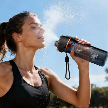 🎉 2026 Sale — Over 23,000 Sold! 🏃 Hot workout? Just press and mist — instant cool down. 750ml, leak-proof, and built for the outdoors. ✨