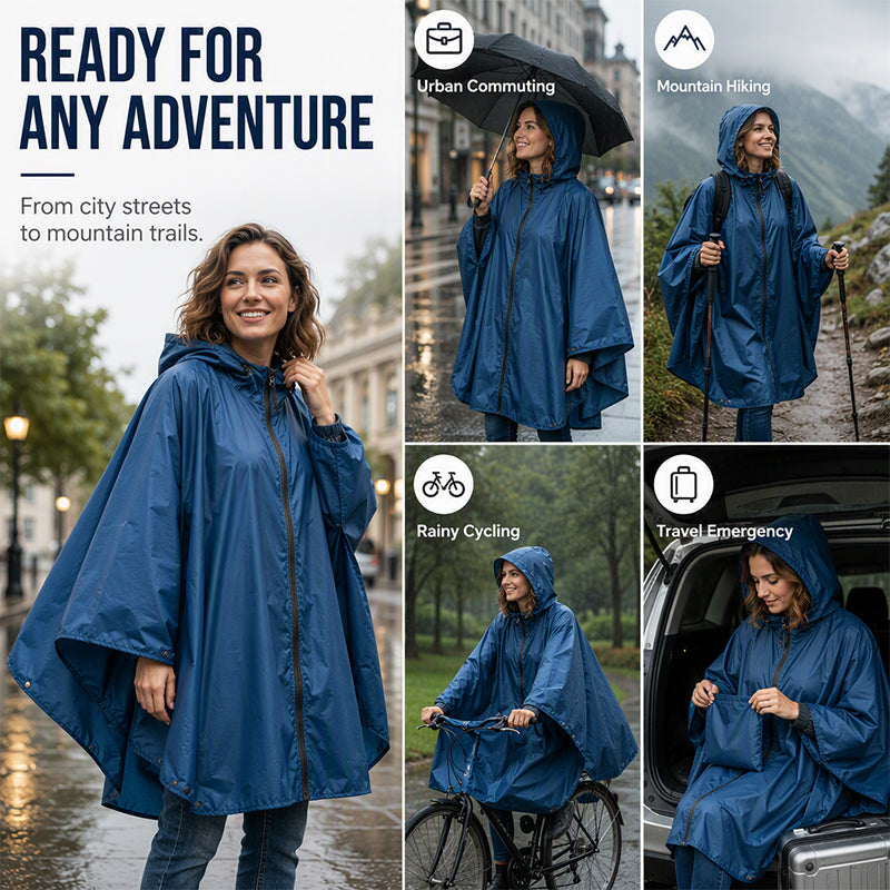 ☔ Limited Time Deal | 50% OFF Waterproof Rain Poncho – Stay Dry Wherever You Go 🌧️
