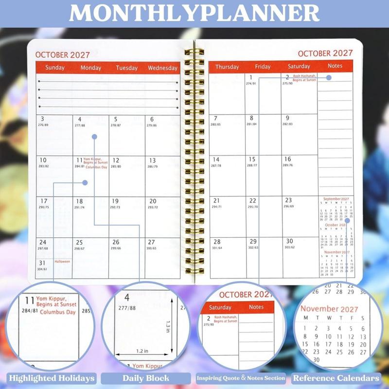 🐮 2026–2030 Monthly Planner ✨ Cute Highland Cow 5-Year Calendar | Large Monthly Blocks for Long-Term Planning