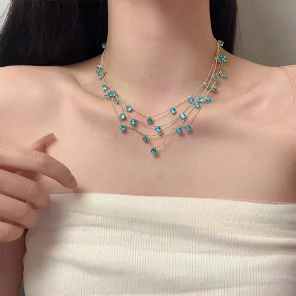 💎 47% OFF! ✨ Multi-Layered Pendant Necklace – Sparkling & elegant 💖