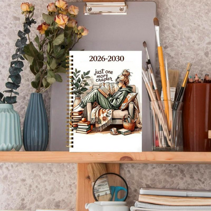 ⏰📚 2026–2030 5-Year Planner | Long-Term Monthly Organizer & Goal Planning Log Book for Work, School & Everyday Life