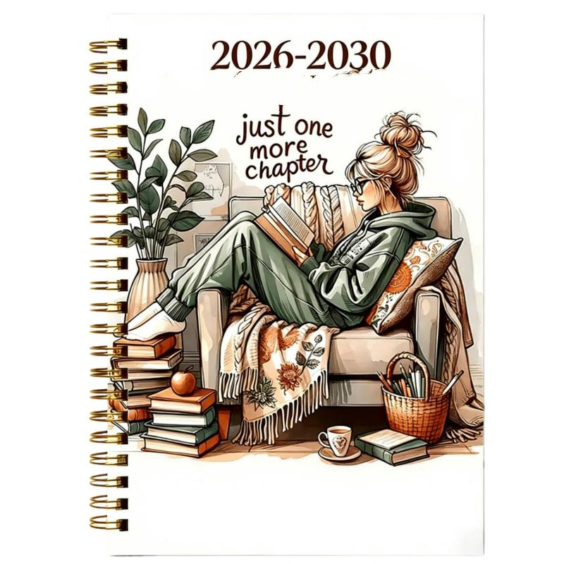 ⏰📚 2026–2030 5-Year Planner | Long-Term Monthly Organizer & Goal Planning Log Book for Work, School & Everyday Life
