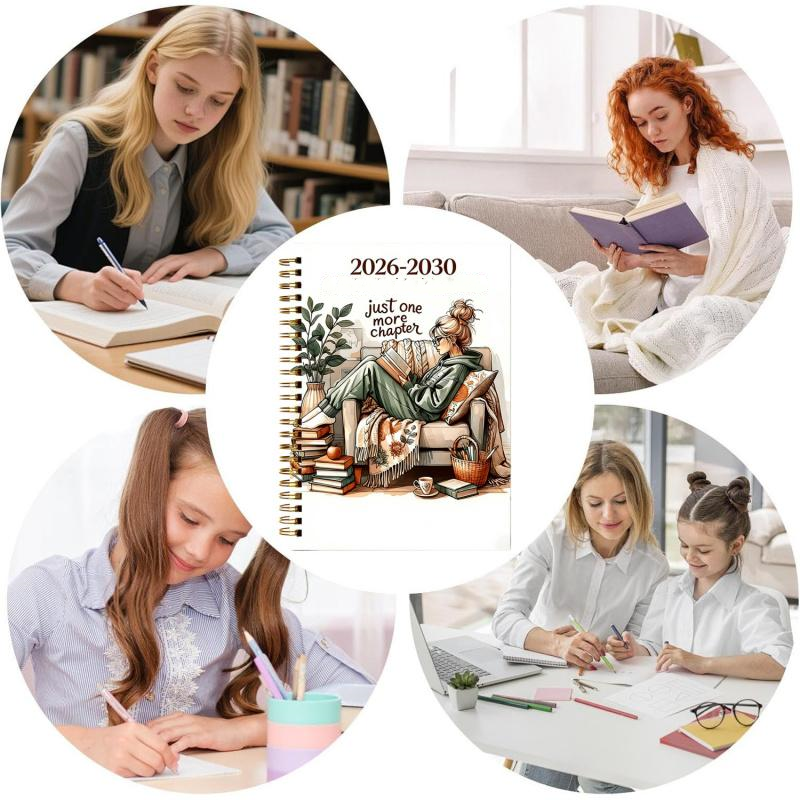 ⏰📚 2026–2030 5-Year Planner | Long-Term Monthly Organizer & Goal Planning Log Book for Work, School & Everyday Life