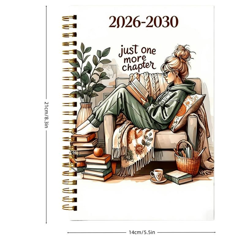 ⏰📚 2026–2030 5-Year Planner | Long-Term Monthly Organizer & Goal Planning Log Book for Work, School & Everyday Life