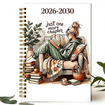 ⏰📚 2026–2030 5-Year Planner | Long-Term Monthly Organizer & Goal Planning Log Book for Work, School & Everyday Life