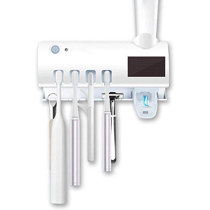 ❄️Summerfresh 50% OFF!✨3-in-1 Smart Toothbrush Station – UV Sanitising, Family Storage & Toothpaste Dispensing