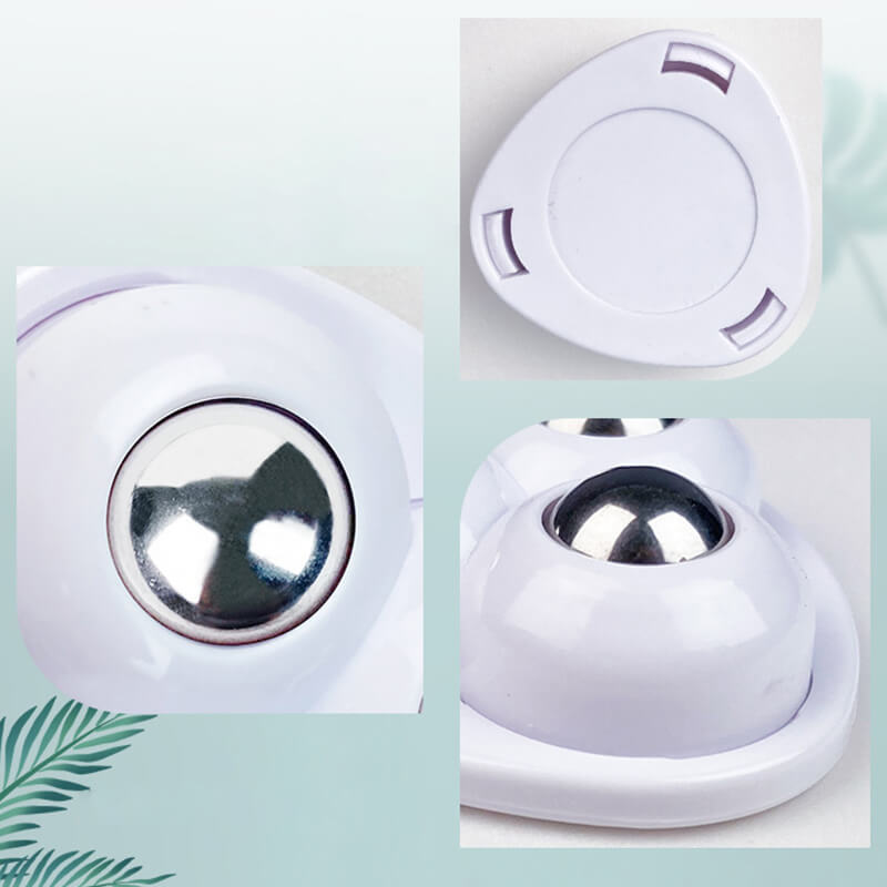 ❄️Summerfresh 50% OFF!🏠Self-Adhesive 360° Mini Ball Casters – No-Drill Stick-On Wheels for Storage Boxes & Bins, 4-Pack