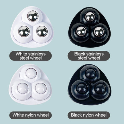 ❄️Summerfresh 50% OFF!🏠Self-Adhesive 360° Mini Ball Casters – No-Drill Stick-On Wheels for Storage Boxes & Bins, 4-Pack