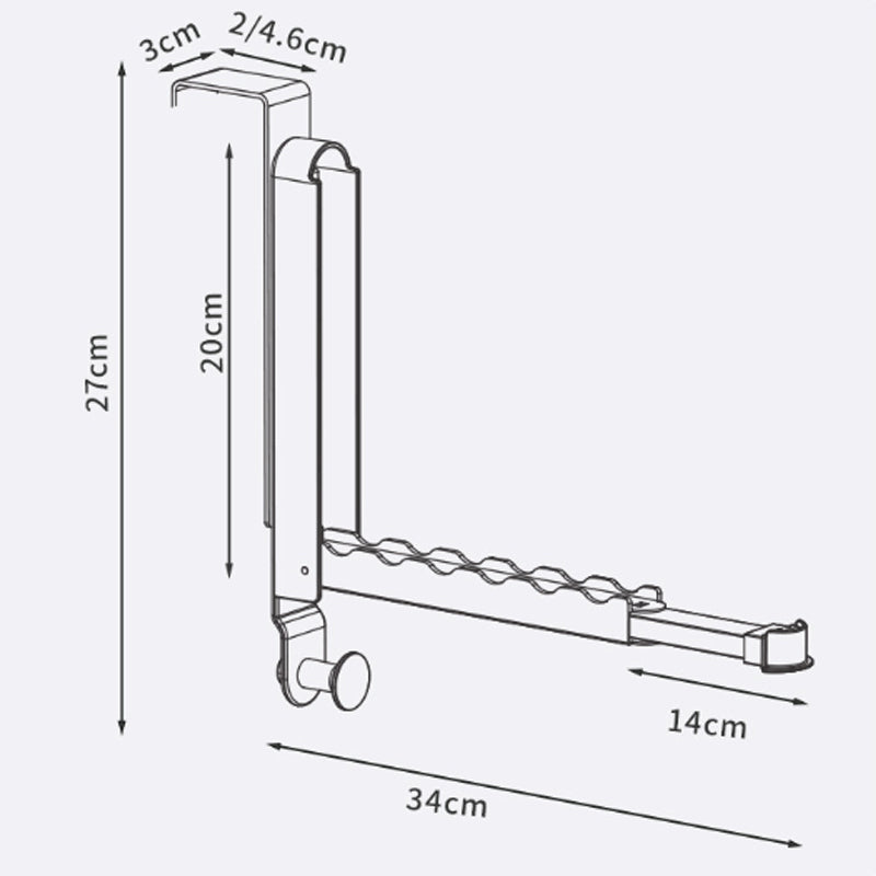 ❄️Summerfresh 50% OFF!🏠Fold-Down Clothes Hanging Rail – Space-Saving 6-Slot Hanger with No-Drill Installation Options