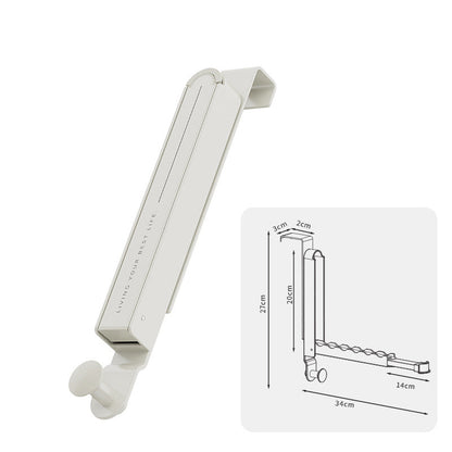 ❄️Summerfresh 50% OFF!🏠Fold-Down Clothes Hanging Rail – Space-Saving 6-Slot Hanger with No-Drill Installation Options