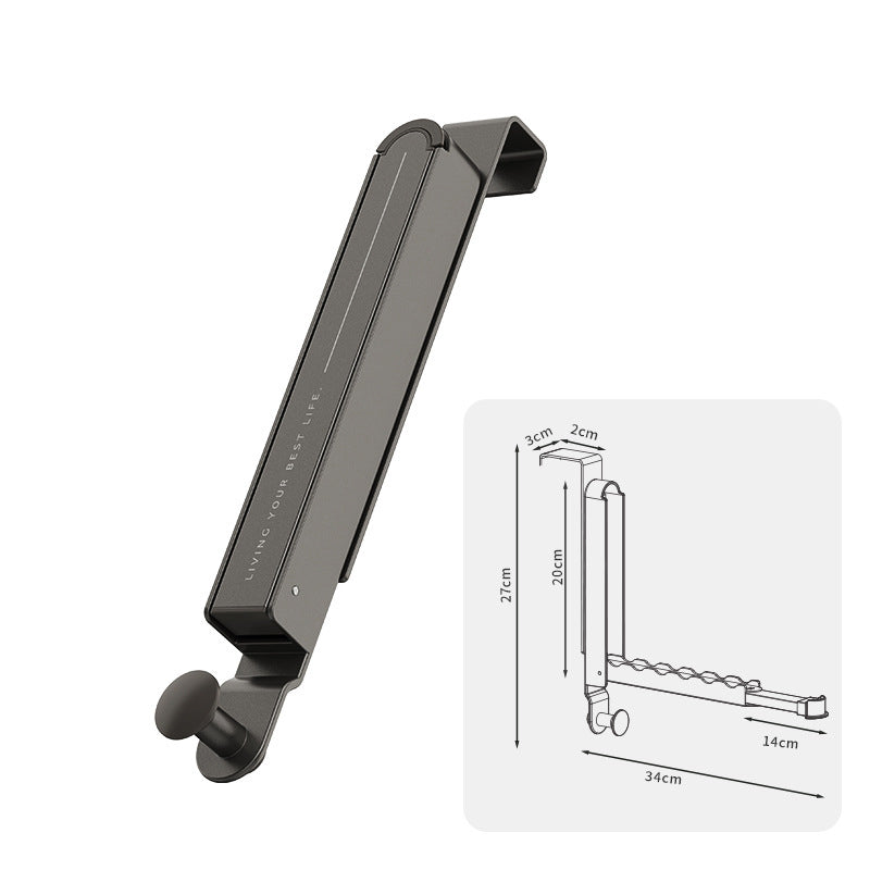 ❄️Summerfresh 50% OFF!🏠Fold-Down Clothes Hanging Rail – Space-Saving 6-Slot Hanger with No-Drill Installation Options