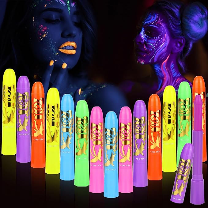 🎨 LIMITED‑TIME 49% OFF! 💥 Luminescent Water‑Soluble Body Painting Crayons – Fun, Skin‑Friendly, Easy‑to‑Wash ✨