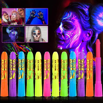 🎨 LIMITED‑TIME 49% OFF! 💥 Luminescent Water‑Soluble Body Painting Crayons – Fun, Skin‑Friendly, Easy‑to‑Wash ✨