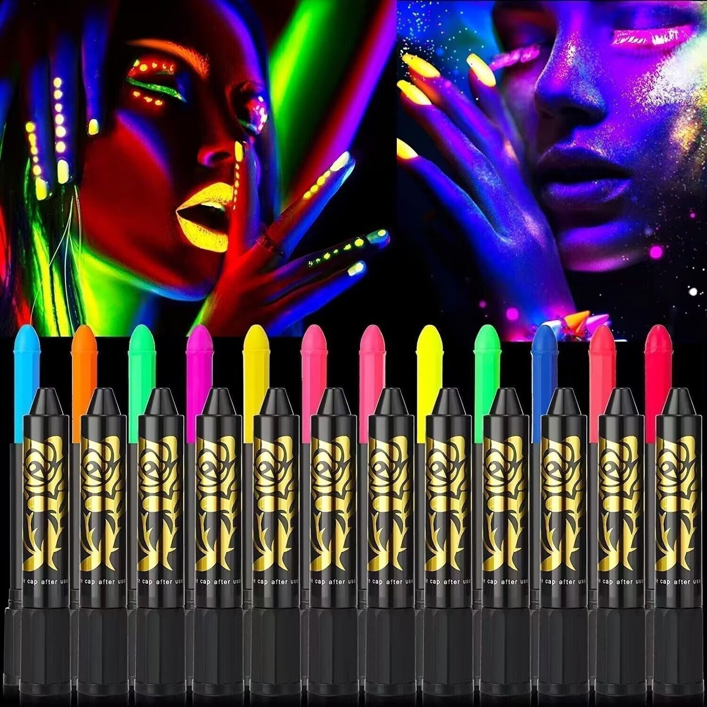 🎨 LIMITED‑TIME 49% OFF! 💥 Luminescent Water‑Soluble Body Painting Crayons – Fun, Skin‑Friendly, Easy‑to‑Wash ✨