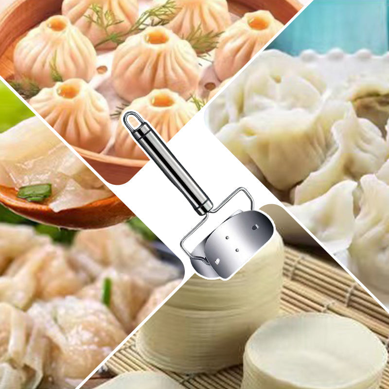 🥟 LIMITED‑TIME 50% OFF! ⚡ Stainless Steel Dumpling Wrapper Cutter – Sharp, Time‑Saving, Multi‑Use ✨