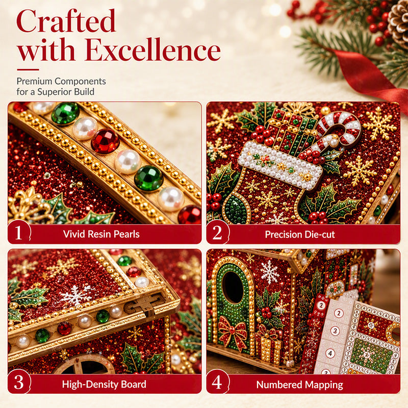 🎄Early Christmas Sale-50% OFF🎁3D DIY Christmas Pearl Art Kit