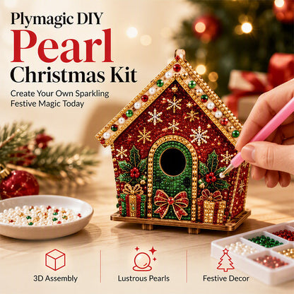 🎄Christmas Pre Sale￡17.99!!☃️3🧘Relaxing & Beginner-Friendly - 🎨💎Plymagic DIY Pearl Art - Christmas Collection