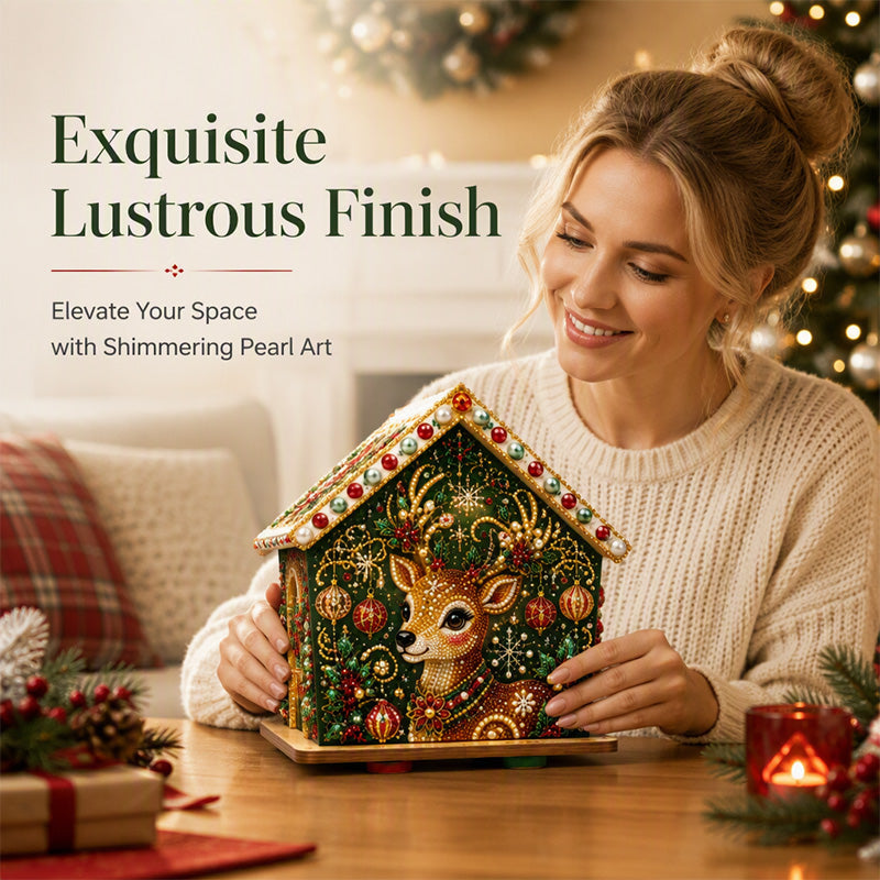 🎄Christmas Pre Sale￡17.99!!☃️3🧘Relaxing & Beginner-Friendly - 🎨💎Plymagic DIY Pearl Art - Christmas Collection