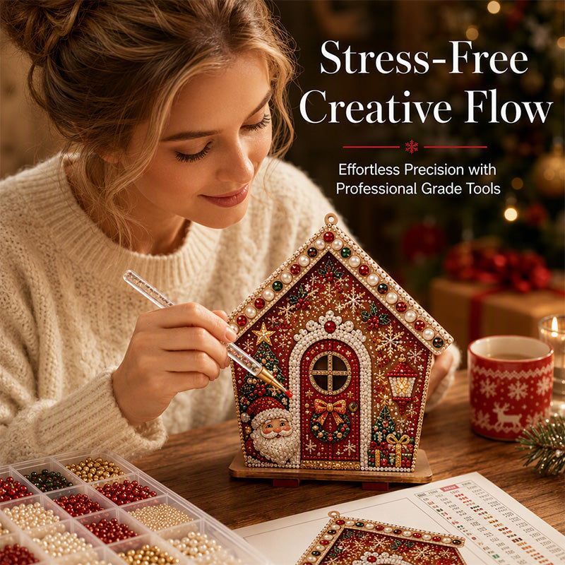 🎄Christmas Pre Sale￡17.99!!☃️3🧘Relaxing & Beginner-Friendly - 🎨💎Plymagic DIY Pearl Art - Christmas Collection