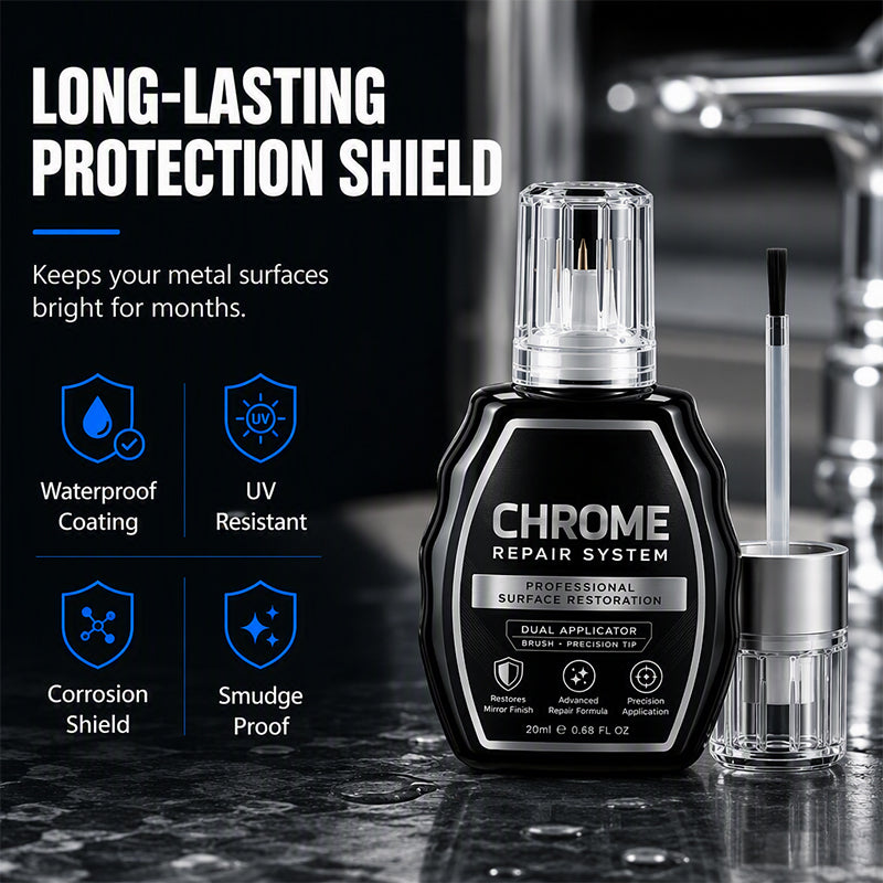 ✨🚗 Chrome Repair & Touch-Up Pen – Silver Finish Restorer for Worn Automotive Trim