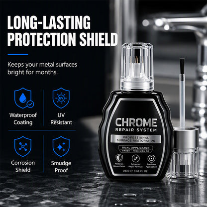 ✨🚗 Chrome Repair & Touch-Up Pen – Silver Finish Restorer for Worn Automotive Trim
