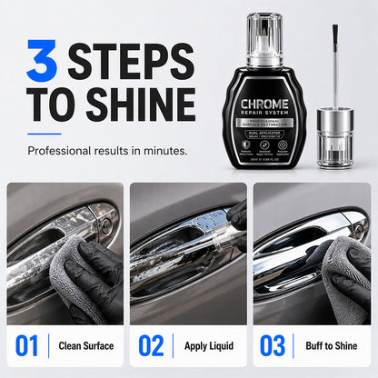 ✨🚗 Chrome Repair & Touch-Up Pen – Silver Finish Restorer for Worn Automotive Trim