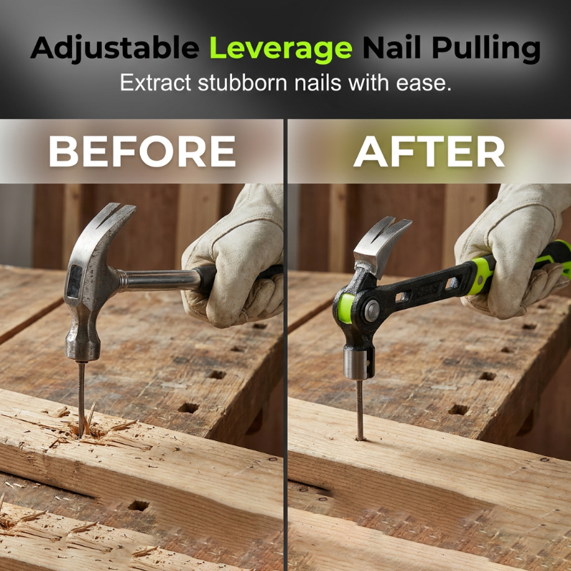 Industrial-Grade Multifunctional Claw Hammer