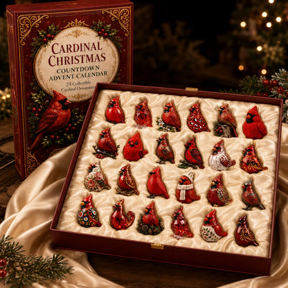 Last 50 pcs⏰ High-quality model✨Cardinal Christmas 24-Day Countdown Calendar – Limited Anniversary Edition（副本）
