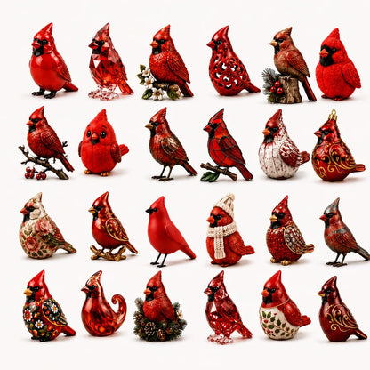 Last 50 pcs⏰ High-quality model✨Cardinal Christmas 24-Day Countdown Calendar – Limited Anniversary Edition（副本）