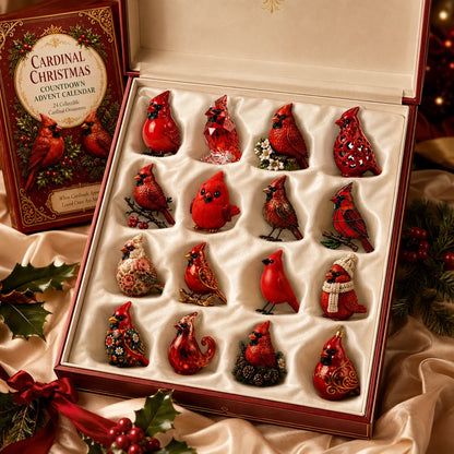Last 50 pcs⏰ High-quality model✨Cardinal Christmas 24-Day Countdown Calendar – Limited Anniversary Edition（副本）